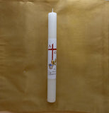 Baptism Candle - Beeswax