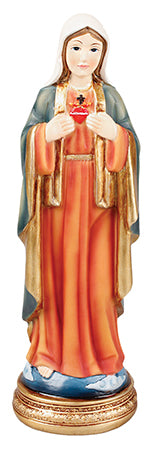 5" Renaissance Immaculate Heart of Mary Resin Statue