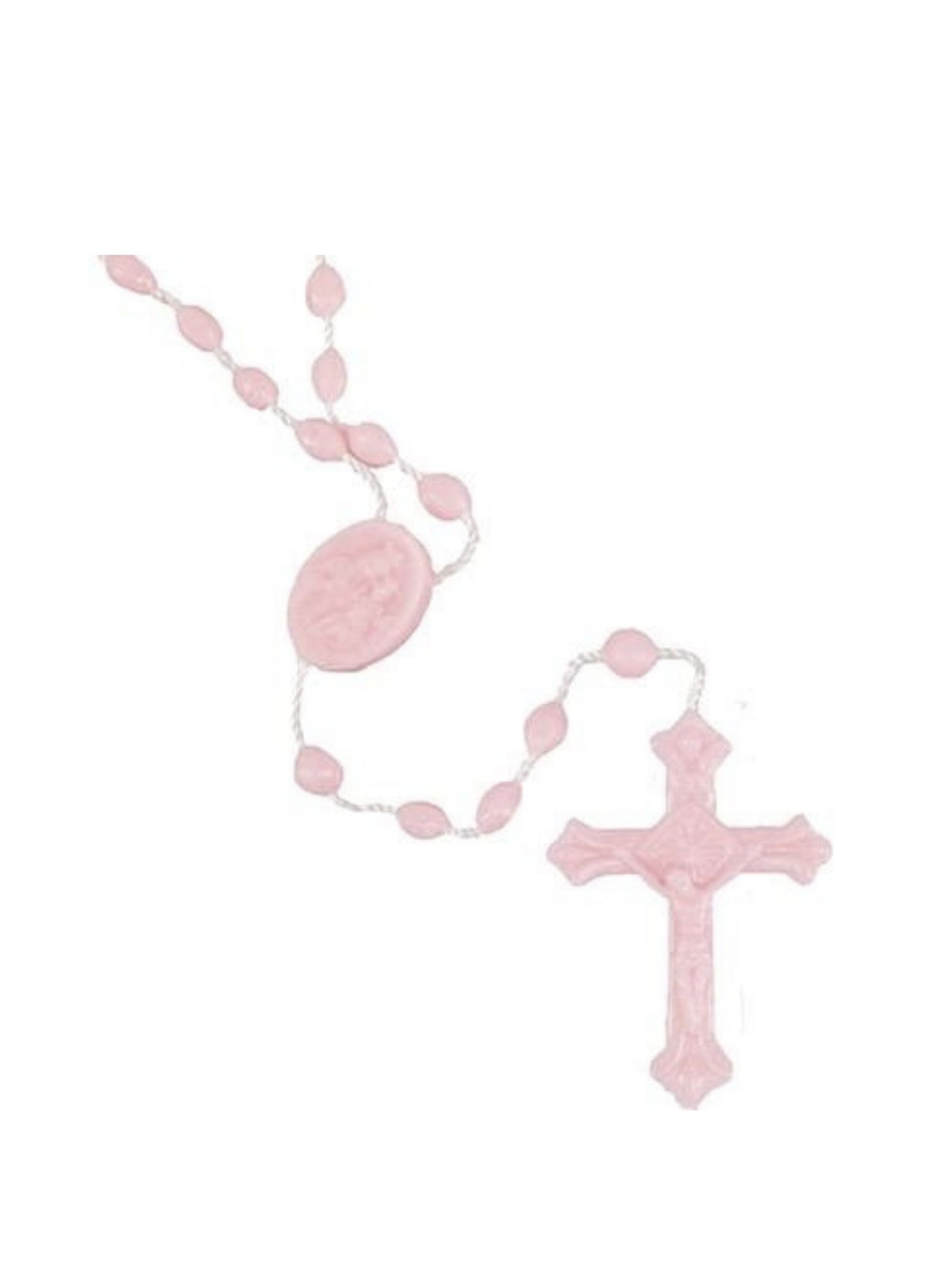 Pink Plastic Rosary