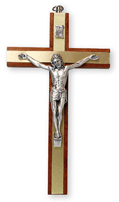 6"  Mahoney Wood Crucifix