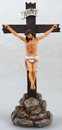 8"Florentine Standing Crucifix
