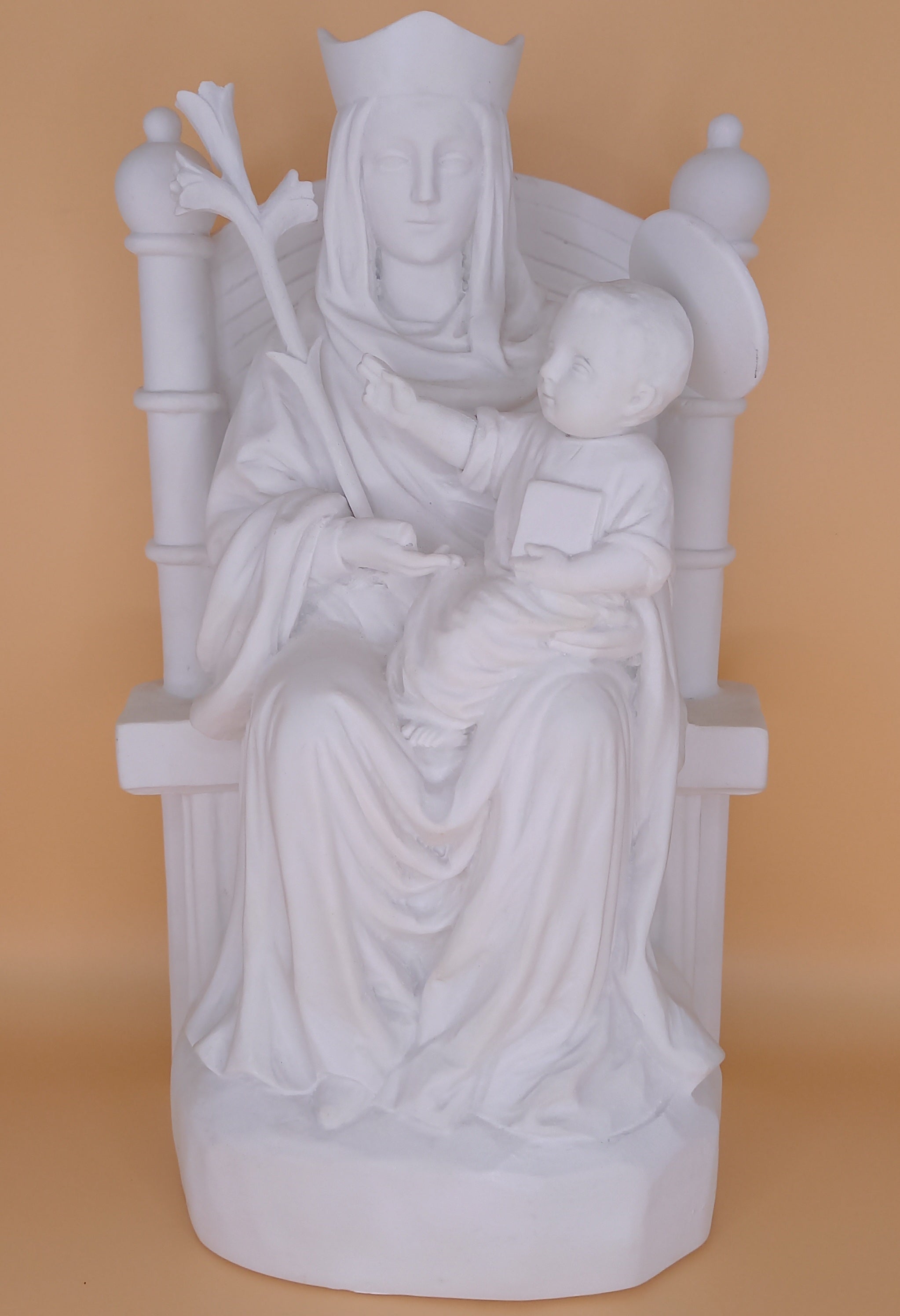 30cm White Walsingham Statue