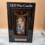 LED Walsingham Wax Candle - Vanilla Scented