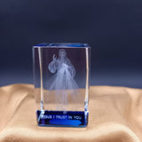 Divine Mercy Glass Block