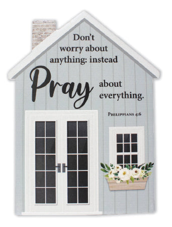 Pray About Everything - Plaque