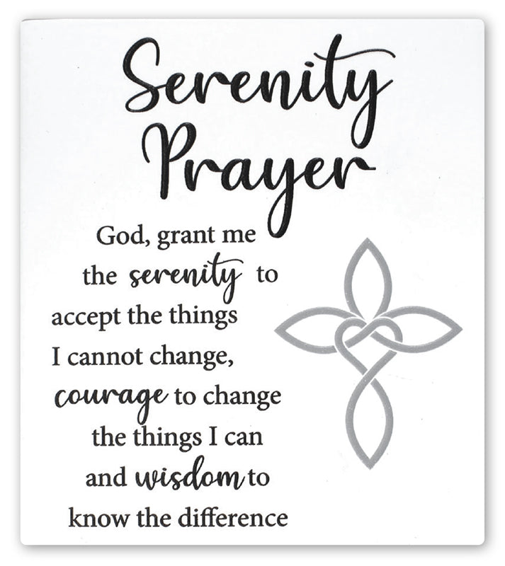 Ceramic Plaque/Serenity Prayer