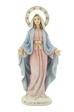 11.25" Veronese Hand Painted Resin Our Lady of Medjugorje statue
