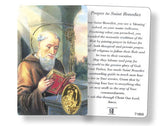 St Benedict Prayer card