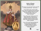 Infant of Prague Prayer Card