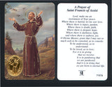 St Francis of Assisi Prayer card