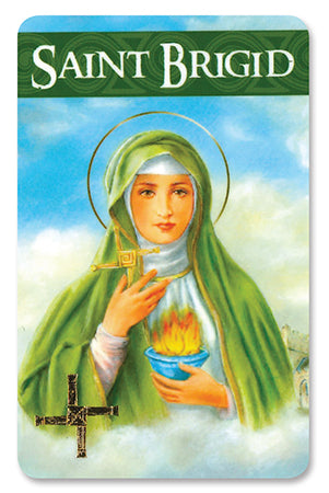 St Brigid Prayer card