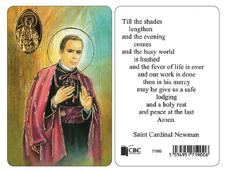 John Newman Prayer Card