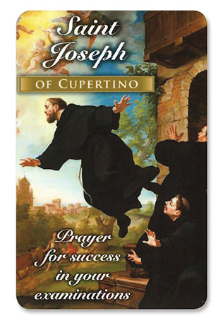 St Joseph of Cupertino - Prayer Card