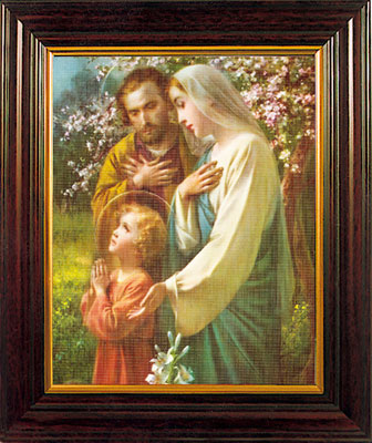 Small Framed Picture - Holy Family