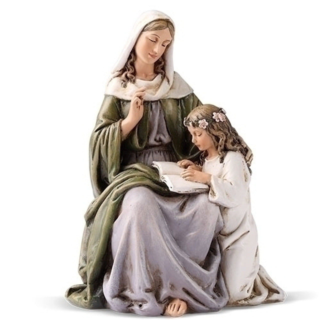 4.5" St Anne resin statue