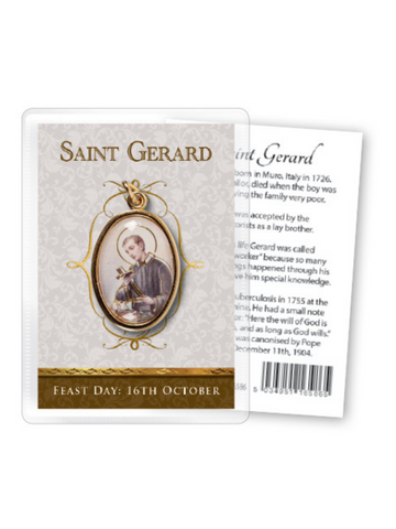 Saint Gerard Medal with Prayer
