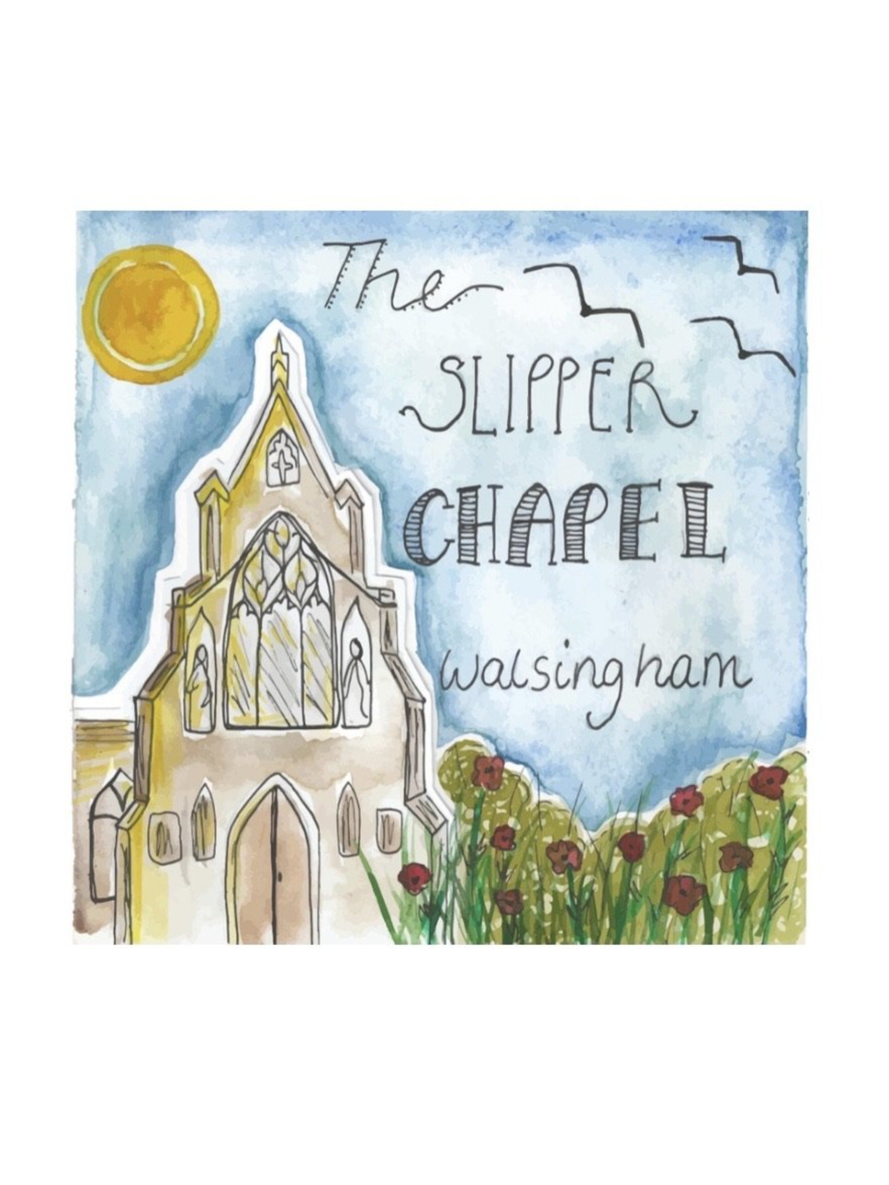 Slipper Chapel Blank Card - Nancy Allen