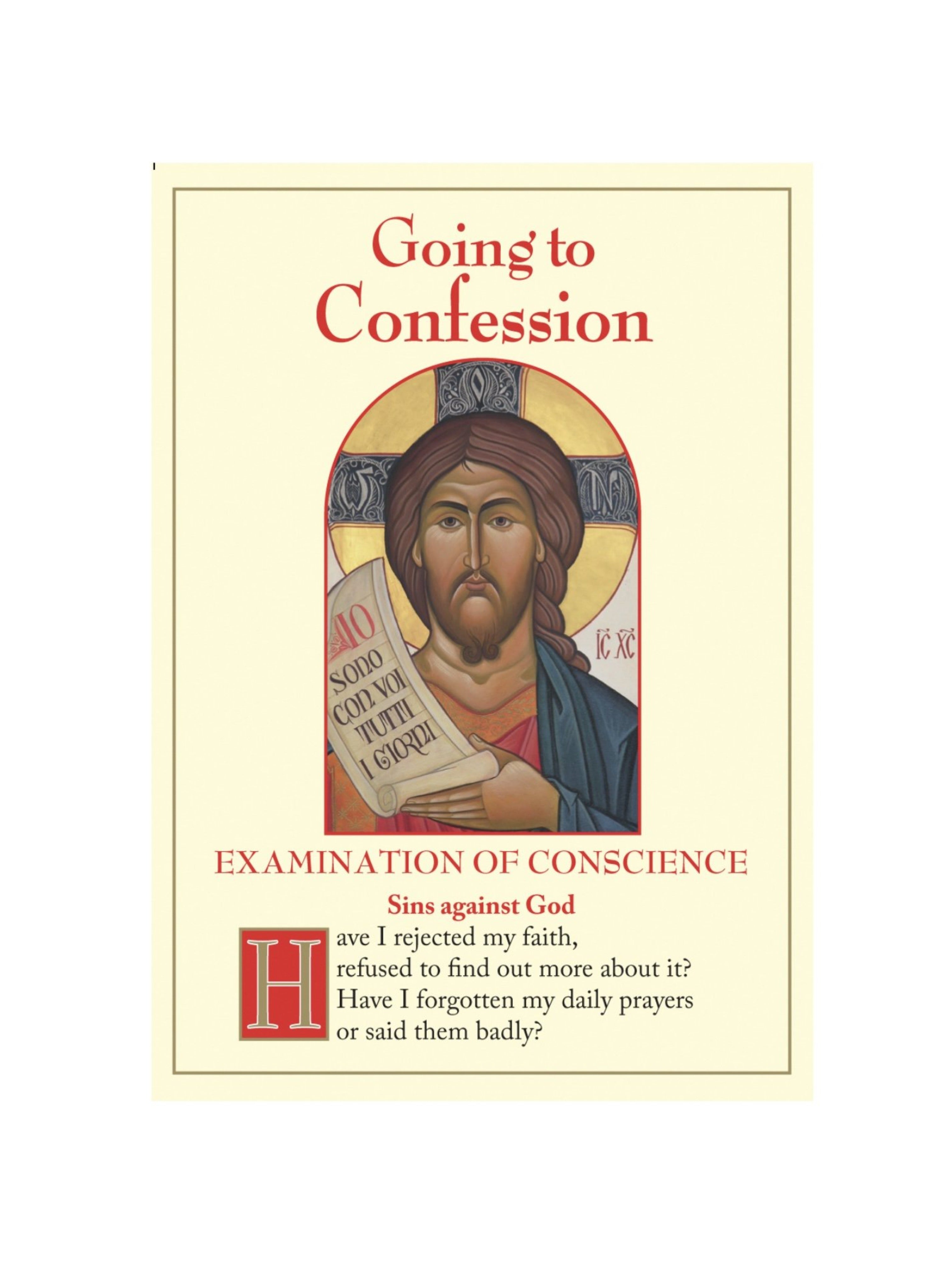 Going to Confession Leaflet