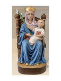 16" Coloured Walsingham Hand Carved Statue