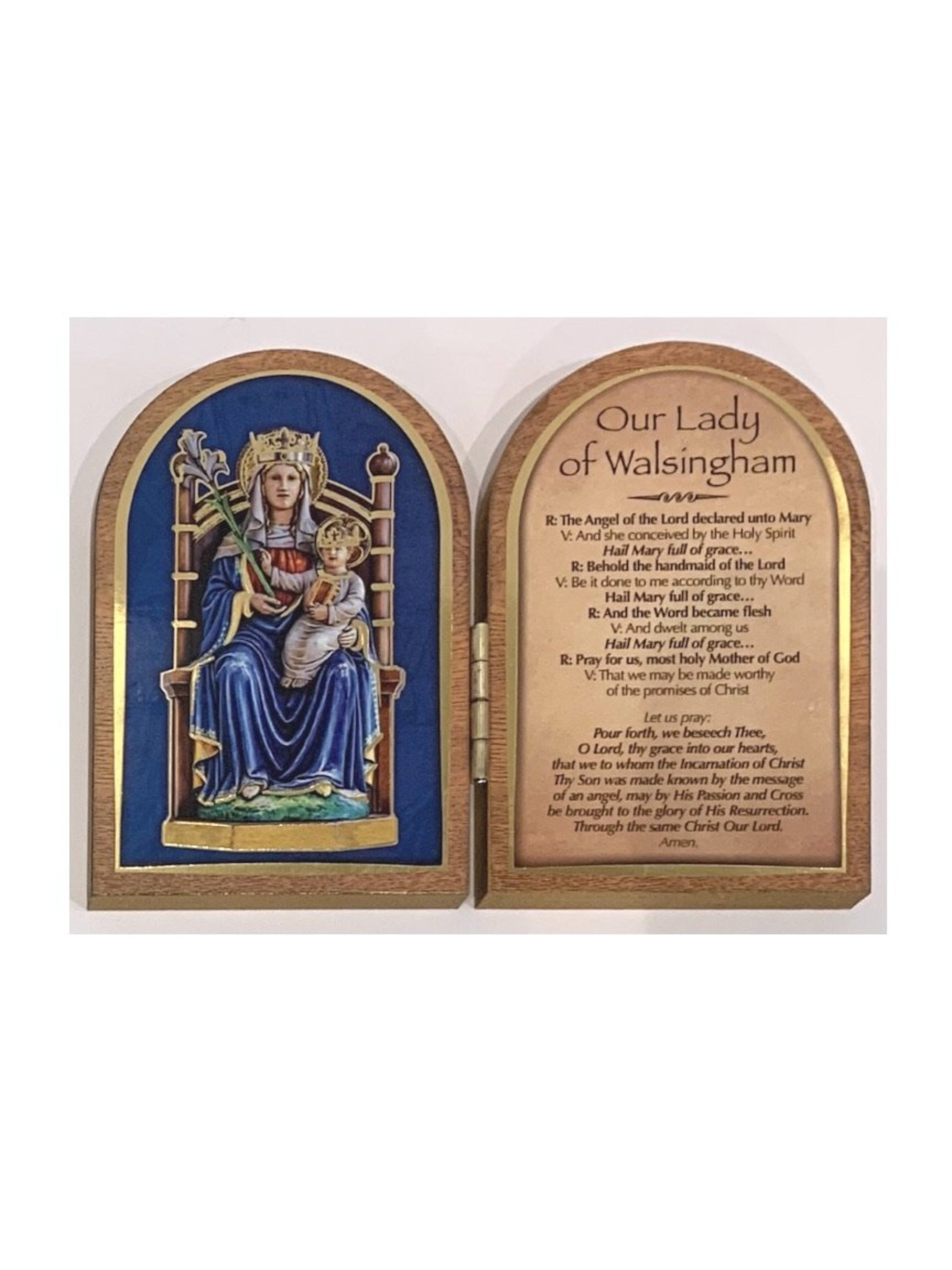 Walsingham Folding Wood Plaque
