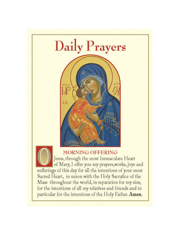 Daily Prayers Leaflet