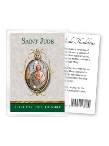 Saint Jude Medal with Prayer