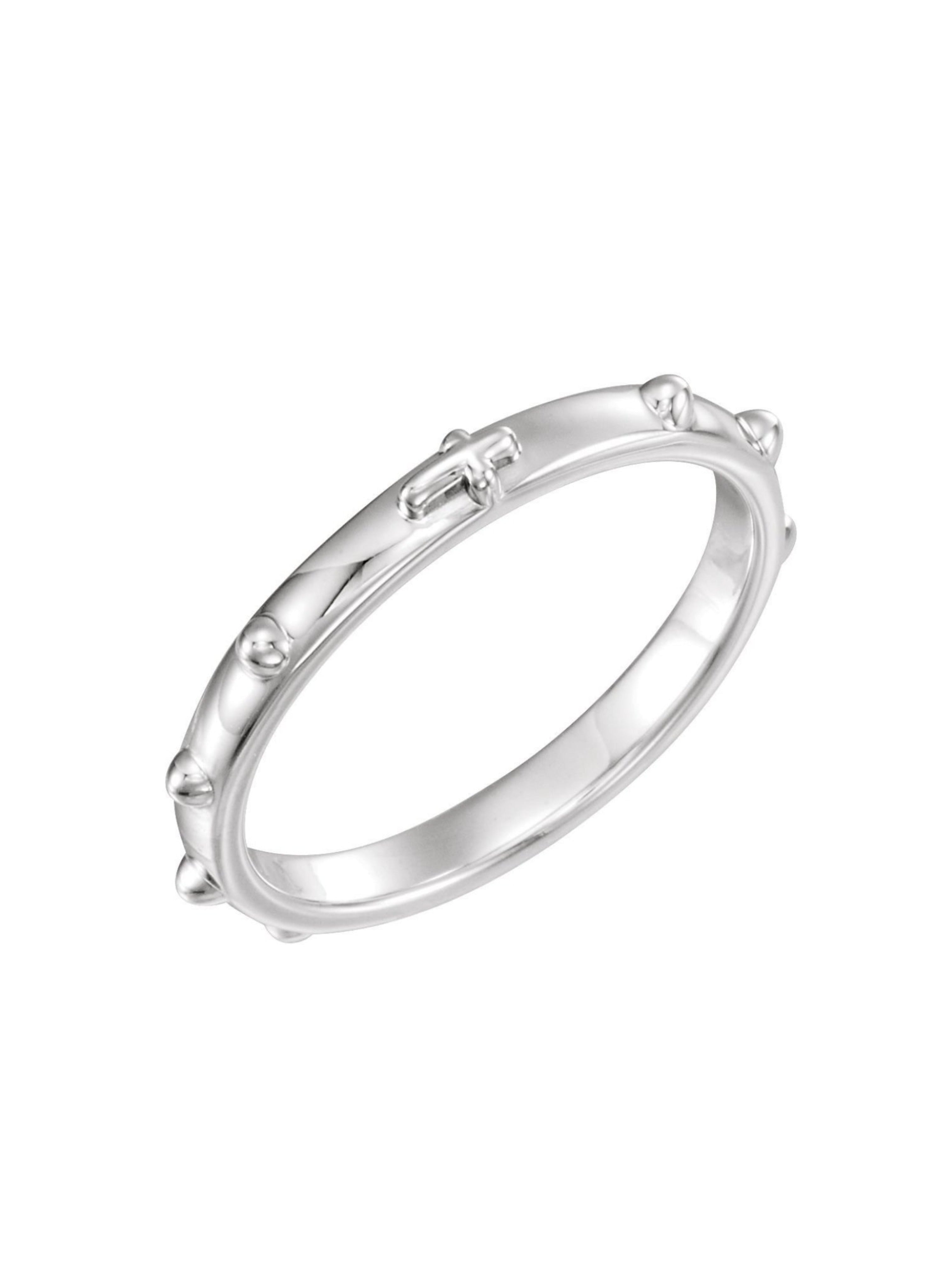 Bonyak Jewelry Sterling Silver Rosary Ring - Size 7, Metal: Buy Online at  Best Price in UAE - Amazon.ae