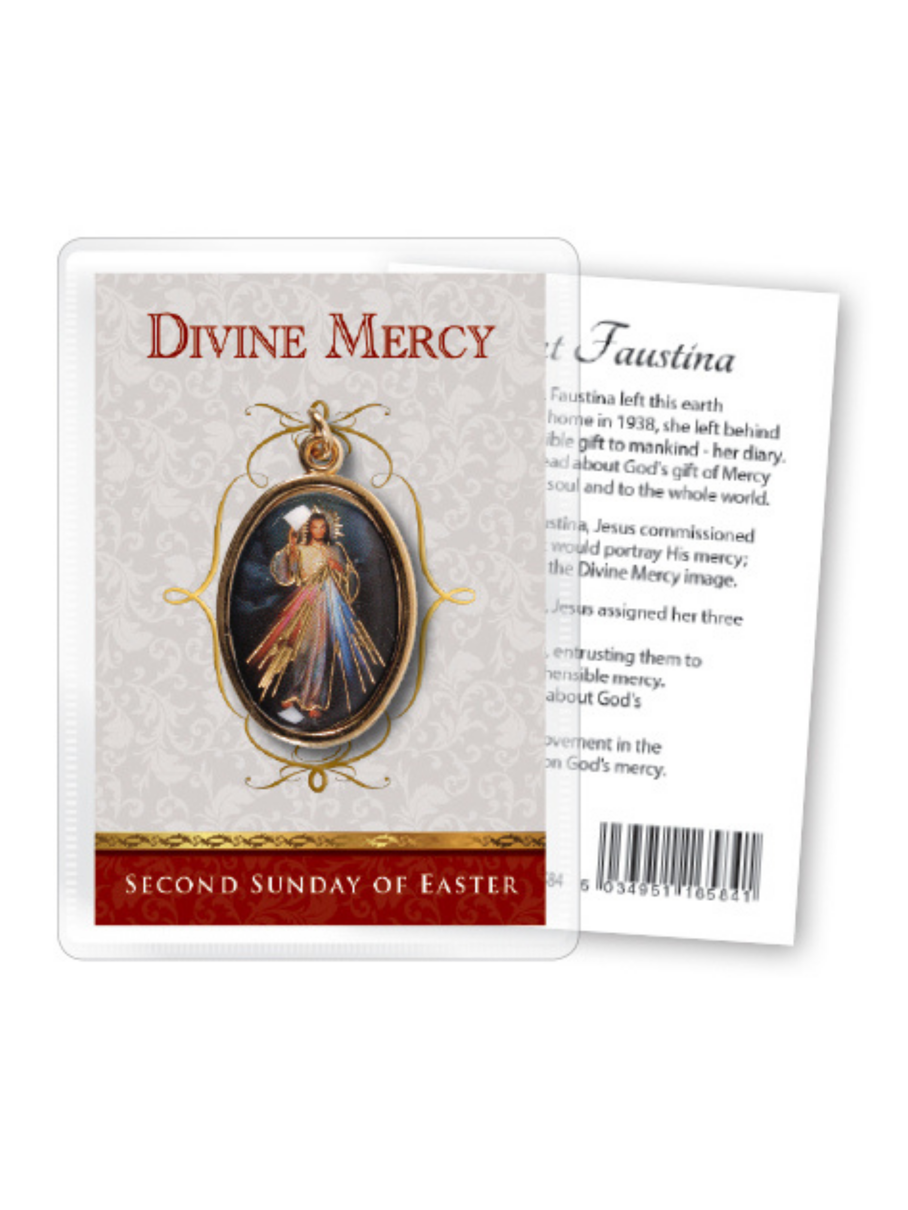 Divine Mercy Medal with Prayer